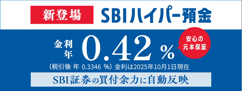SBIハイパー預金バナー