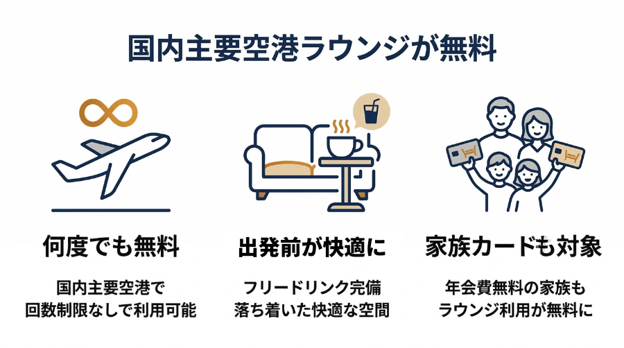 TRUST CLUB プラチナマスターカードの空港ラウンジ特典