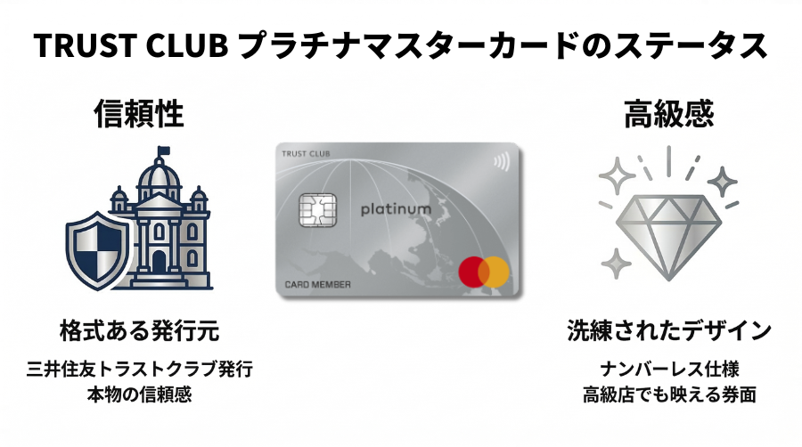 TRUST CLUB プラチナマスターカードのステータス