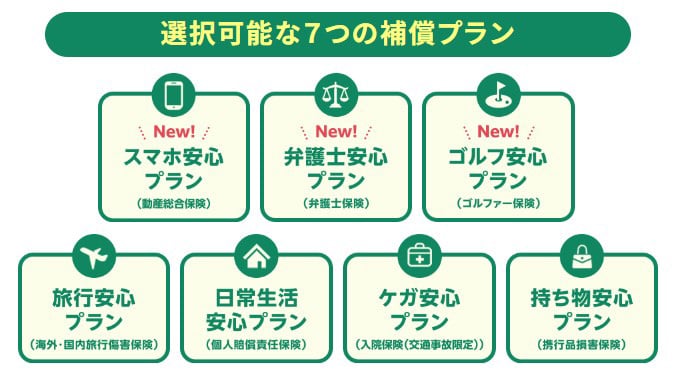 選べる無料保険