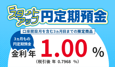 SBI新生銀行新規口座開設者限定PR広告バナー