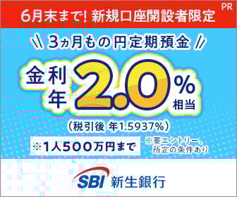 SBIハイパー預金口座の開設で金利上乗せ！スタートアップ円定期預金上乗せ金利キャンペーン！バナー