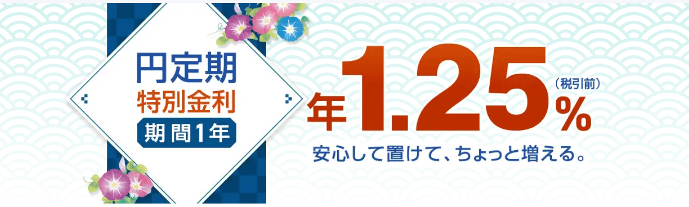 ソニー銀行 2026年夏の円定期特別金利キャンペーンバナー